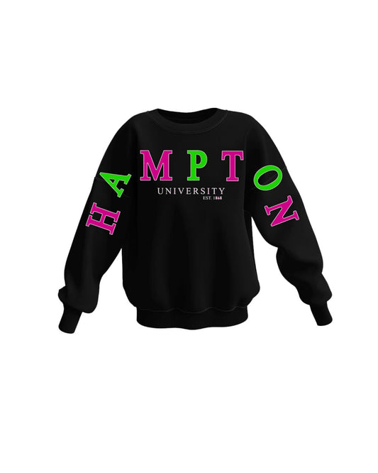 BLACK J15 BADDIE FULL SWEATSHIRT