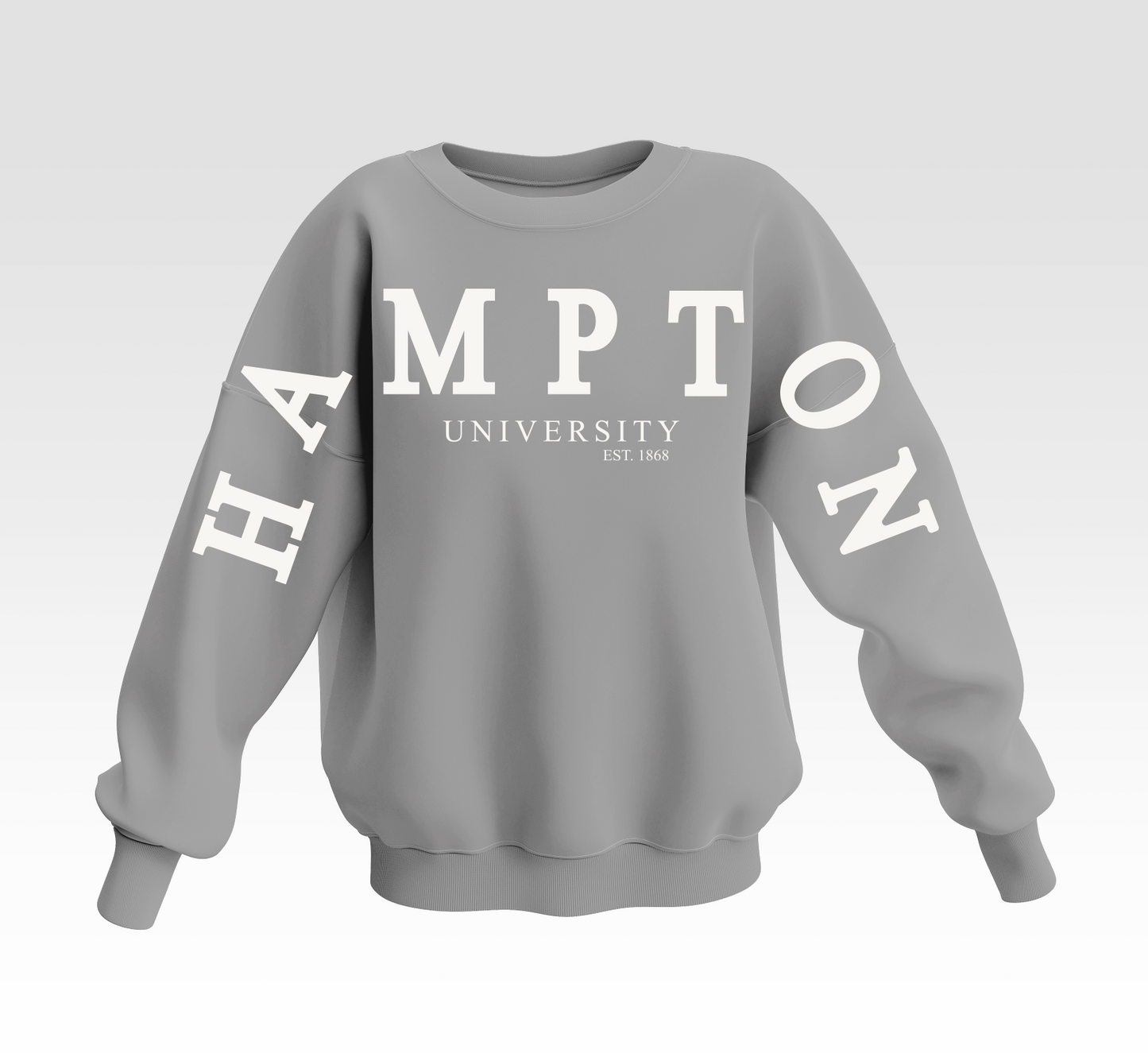 GRAY HU BADDIE FULL SWEATSHIRT