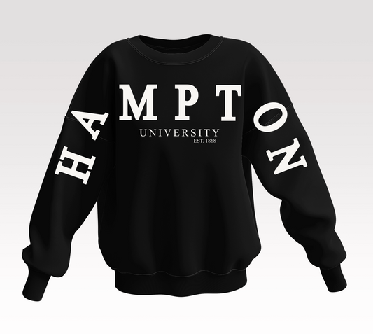 BLACK HU BADDIE FULL SWEATSHIRT